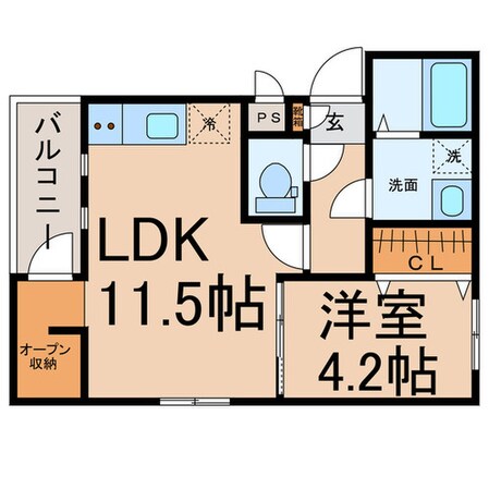 MOVE本陣の物件間取画像